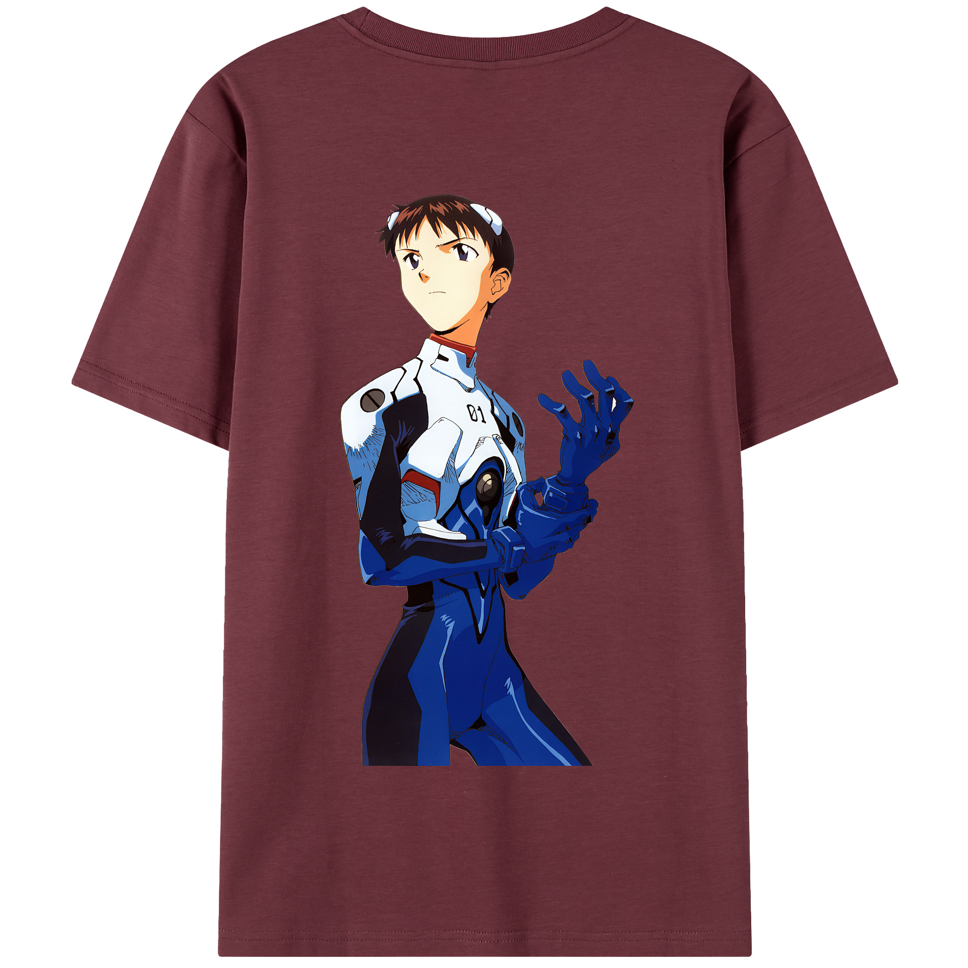 （画像用） EVA 新世紀エヴァンゲリオン 綿100％半袖Tシャツ（背面プリント）